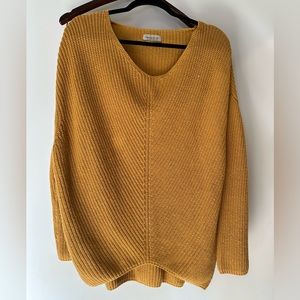 Urban Outfitters Knit Oversized V-Neck Sweater
